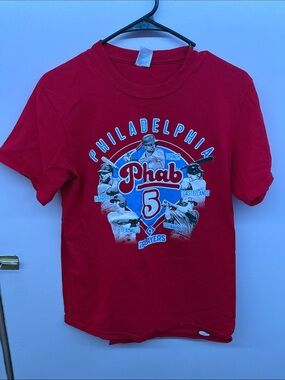 Port and Company Red Philadelphia Phab 5 Graphic Tee